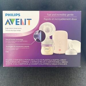 NWT Philips Avent single pump never opened sealed
